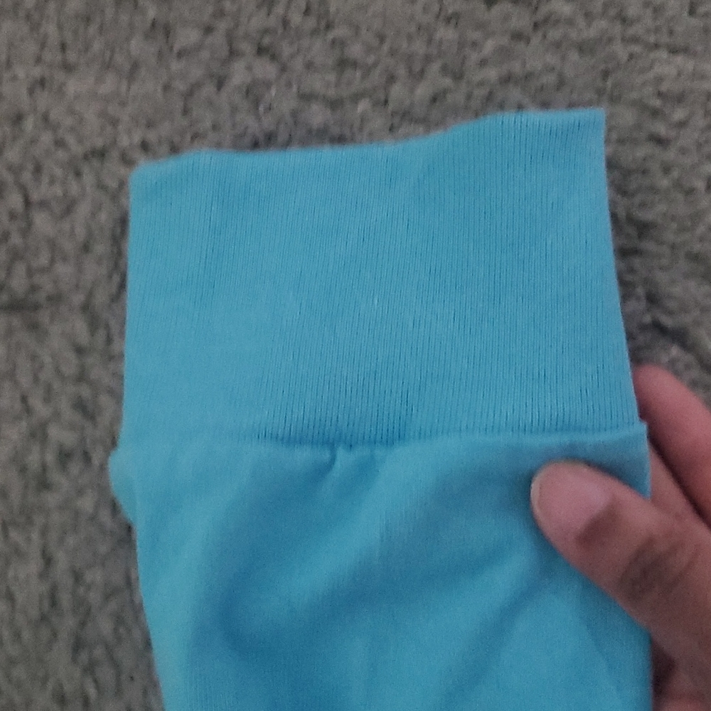 Women's Sky Blue Long Sleeve Shirt - Picture 4 of 5